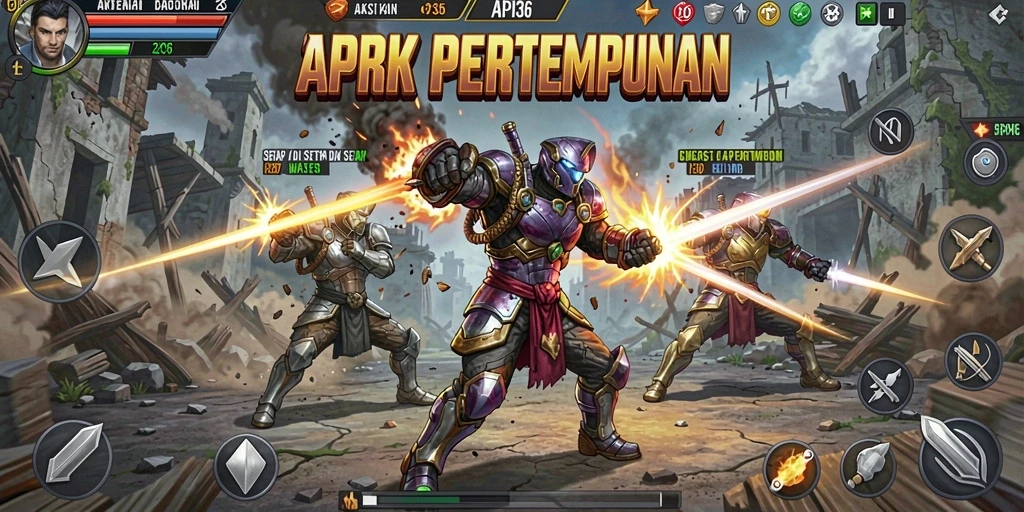 Tampilan aksi epik dari gameplay API36 saat mempertaruhkan nyawa.