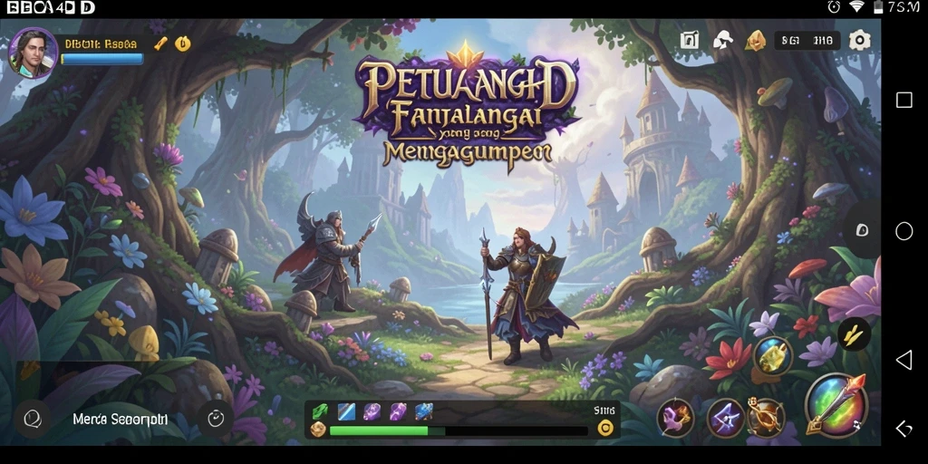 Tangkapan layar gameplay BBCA4D menampilkan pertempuran yang menarik.