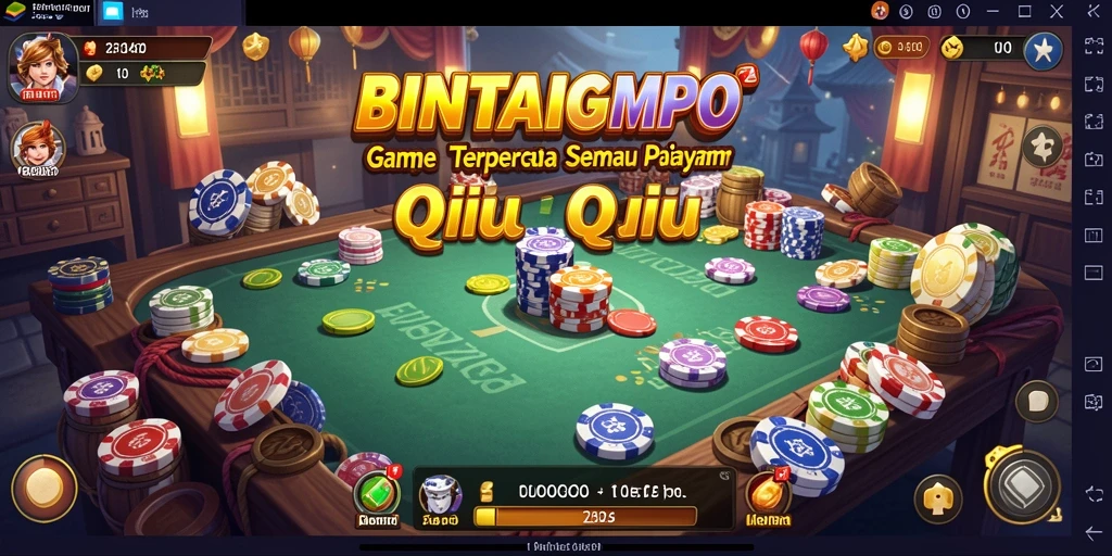 Tampilan menarik gameplay QiuQiu di BINTANGMPO.
