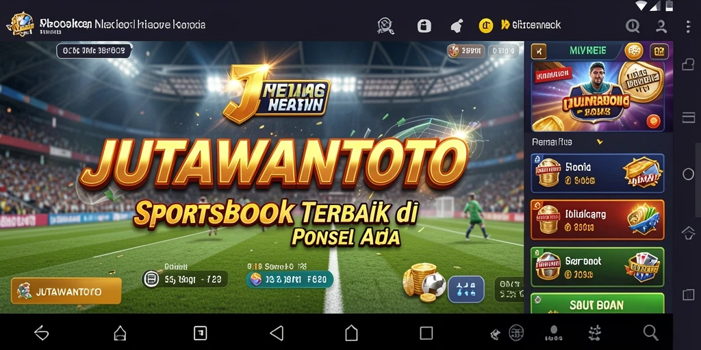 Tampilan gameplay Sportsbook yang menarik dan interaktif di JUTAWANTOTO.