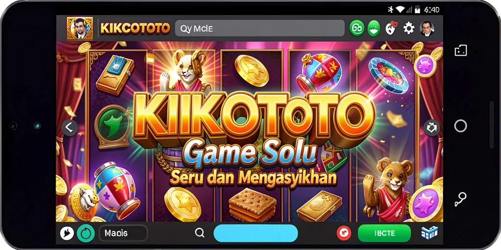 Gameplay KIKOTOTO menampilkan putaran slot yang mendebarkan dan penuh warna.
