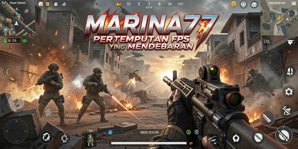 Tampilan gameplay MARINA77 yang menantang dan seru.