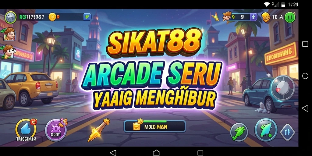 Tampilan dinamis dari gameplay SIKAT88 yang menantang.